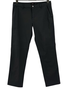 Toad & Co Flextime Skinny Pants Womens Black Nylon Stretch Outdoor Hiking SZ 12